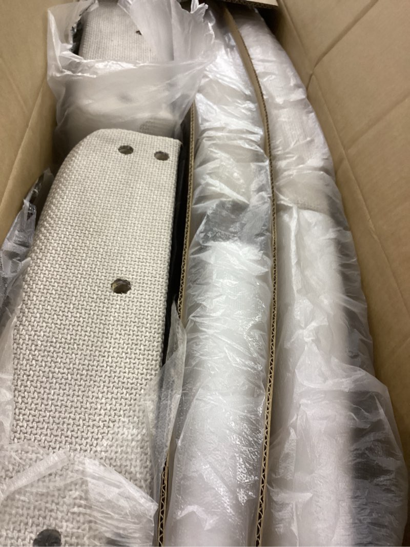 Condition photo showing Good Condition for Upholstered Parsons Dining Chairs Set of 4, Modern Dining Room Chairs with Back, Fabric Kitchen Side