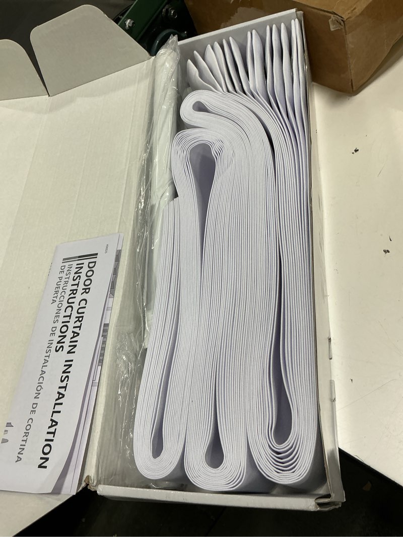 Condition photo showing Good Condition for ajazz 100% blackout accordion door curtains magnetic door curtain blackout curtains for bedroom, doorway curtain sets included rod, 1pack, w45 x l80 inch, cream white 45"w x 80"l (pack of 1) cream white