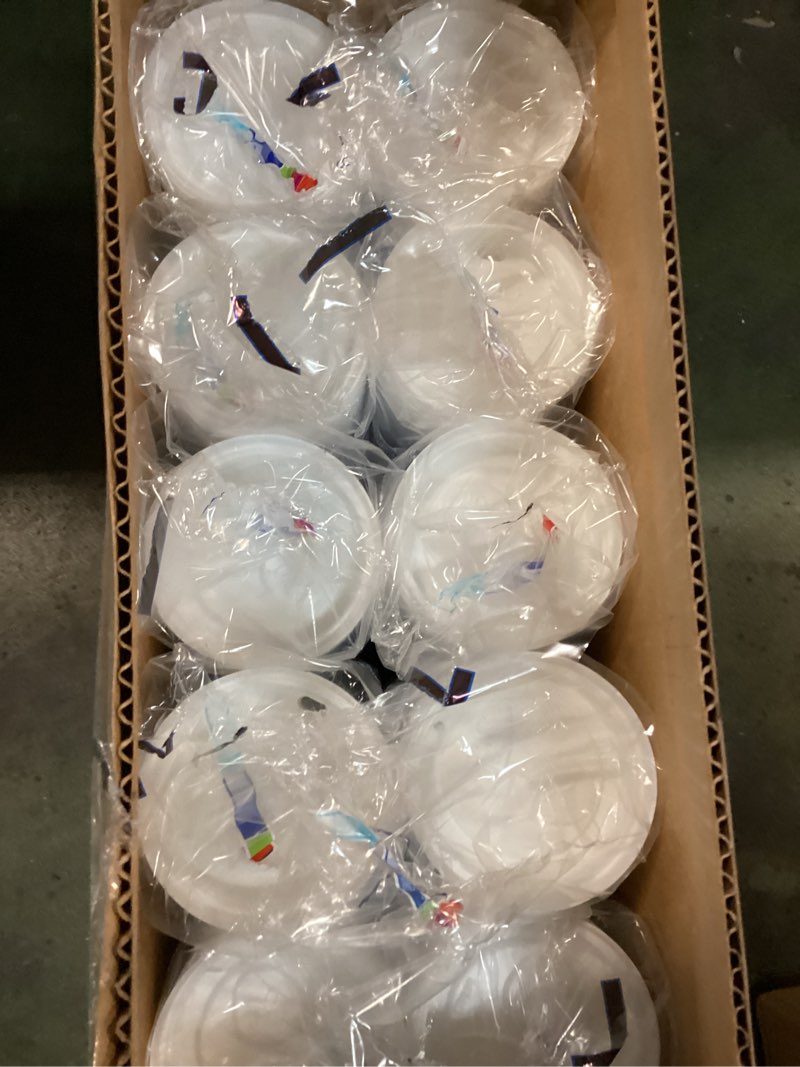 Condition photo showing New/Like New for Georgia-Pacific Dixie 8 oz. Dome Plastic Hot Coffee Cup Lid by GP PRO (Georgia-Pacific), White, 9538DX, 1,000 Count (100 Lids Per Sleeve, 10 Sleeves Per Case)