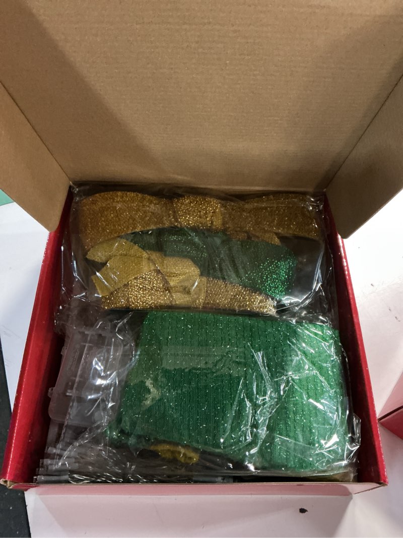 Condition photo showing New/Like New for st patricks day decorations, 3 sets adjustable led gold and green decor boxes with shamrock & horseshoe for irish-themed party indoor outdoor home room decor (st patricks day)