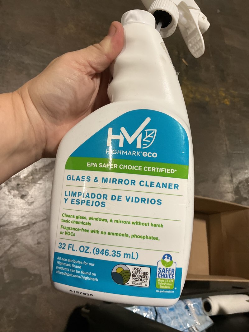 Condition photo showing New/Like New for highmark® eco glass and mirror cleaner, 32 oz