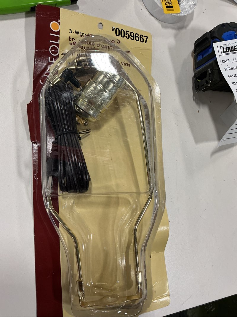 Condition photo showing As Is for Portfolio Polished Brass Lamp Socket