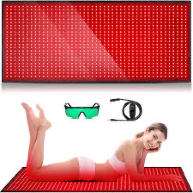 Red Light Therapy Mat for Body, 73"x 32" Red Light Therapy Blanket Red Near Infrared 660nm 850nm Ful