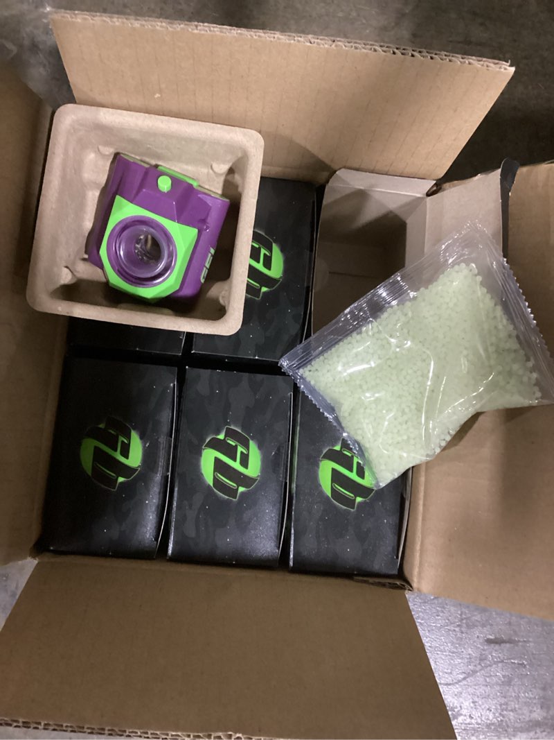 Condition photo showing New/Like New for Bidding on 6 Gel Blaster Glow-in-The-Dark Starfire Activator Accessory with 5,000 Starfire Gellets Included - UV 