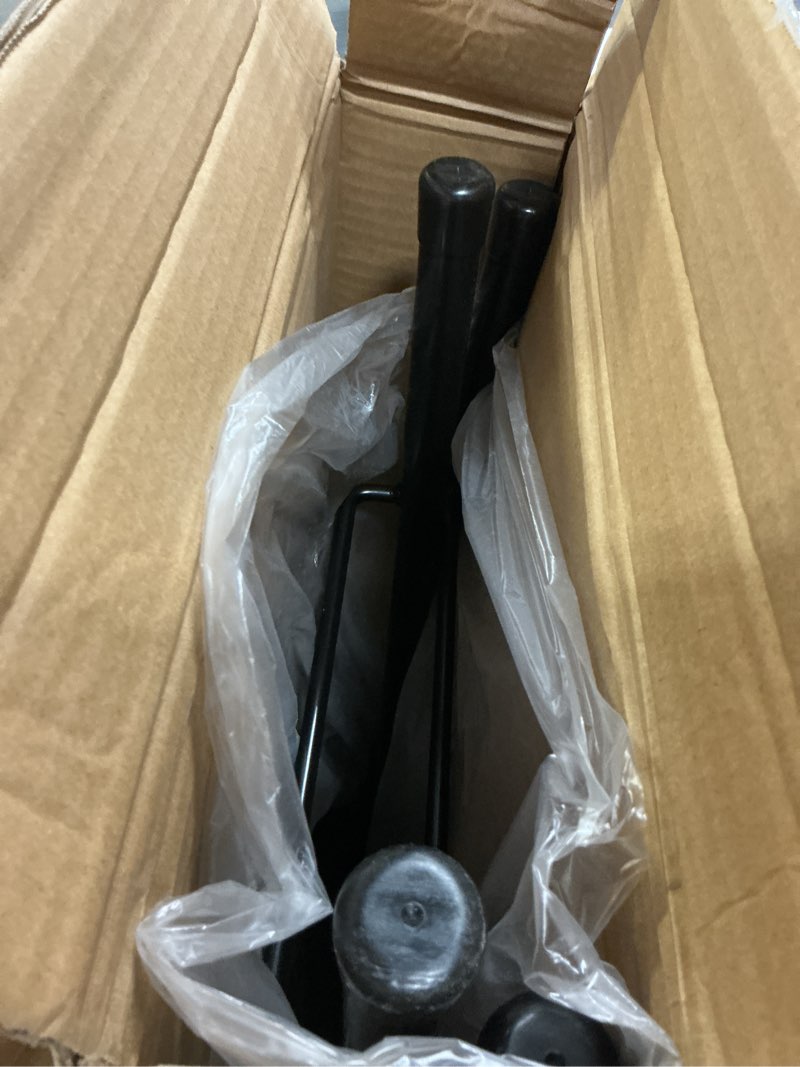 Condition photo showing As Is for UWEAR 1 PCS Folding Bar Stool with Back, Tall Foldable Stool Seat Padded Portable Stools Counter Height Foldable Stools Chairs Collapsible Stool for Adults Kitchen Island (Black)