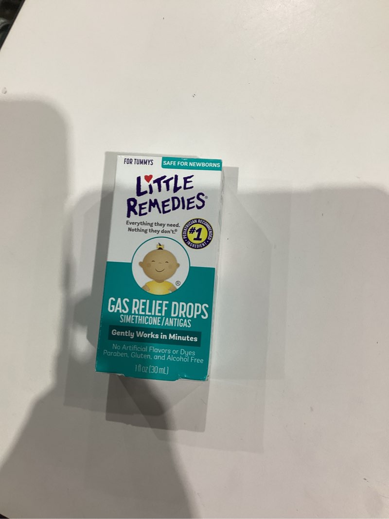 Condition photo showing New/Like New for Little Remedies Baby Medicine, Gas Drops for Newborns, Baby Gas Relief Drops, Natural Berry Flavor, 1 Fl Oz