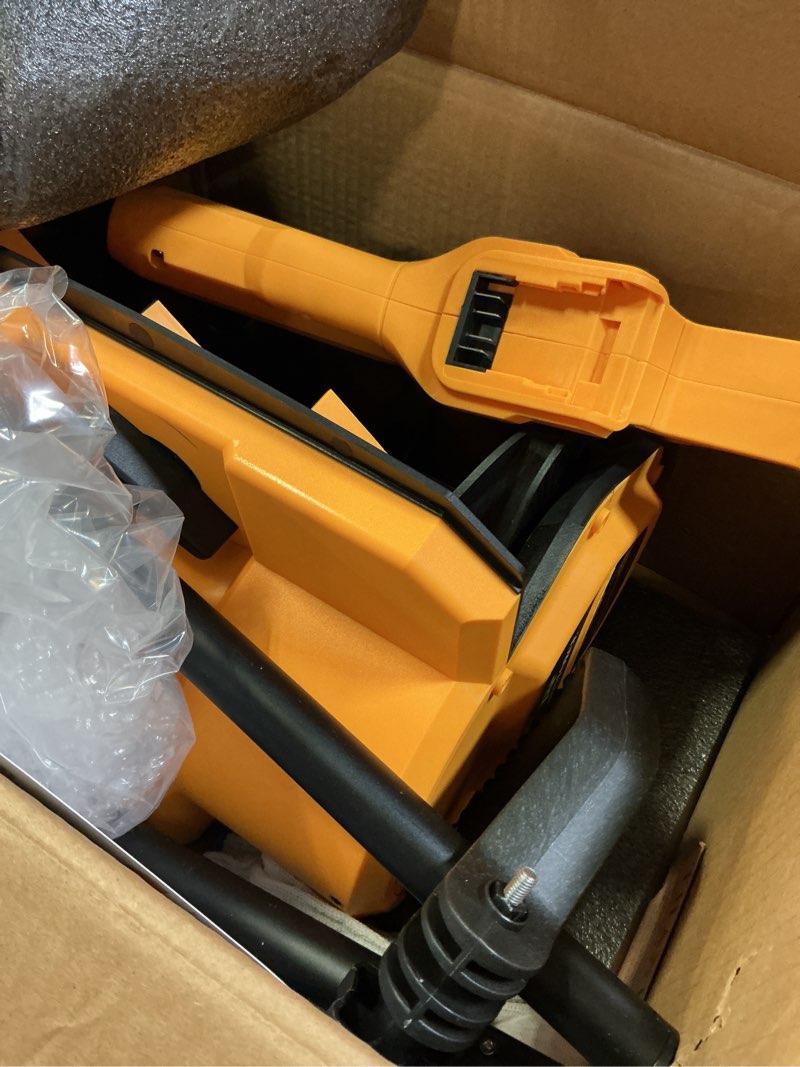 Condition photo showing As Is for Electric Snow Shovel-Cordless Snow Removal Kit with Direction Plate & Dual-Safety Switch,Max 10" Throw Distance,Compatible with Dewalt 20V Max Battery (Tool Only)