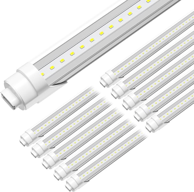 ONLYLUX 8ft R17D LED Tube Light, F96t12 HO 8 Foot Bulbs, 96'' Shop Light to Replace T8 T12 Fluoresce