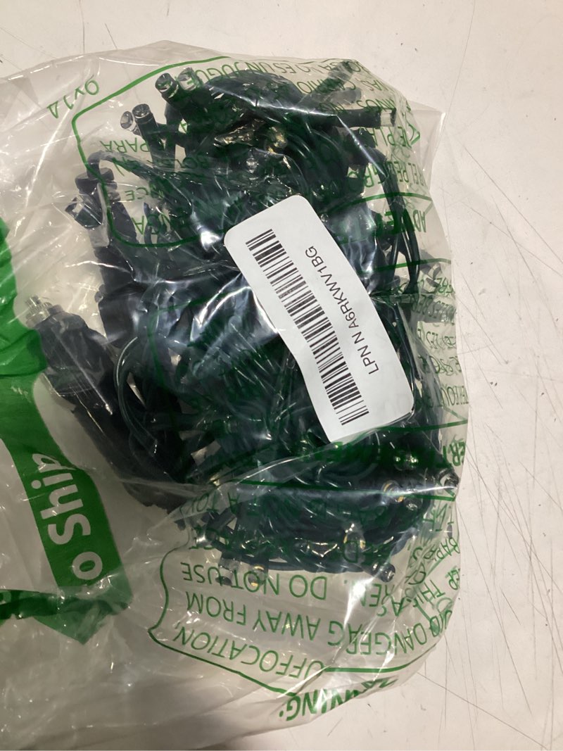 Condition photo showing Good Condition for 12V Christmas 33 ft 100 LED Car LED String Light Golf Cart Decorations Multicolor Light String Waterproof Atmosphere Lighting Kits for Christmas Car Accessories Multicolor 33 ft 100 LED