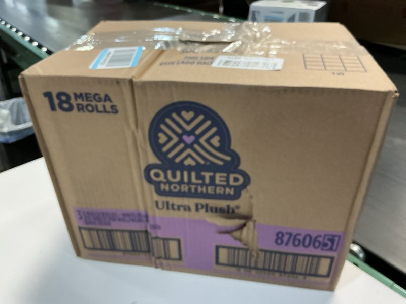 Condition photo showing New/Like New for Quilted Northern Ultra Plush Toilet Paper, 18 Mega Rolls = 72 Regular Rolls, 3X Thicker*, 3 Ply Soft Toilet Tissue 18 Mega Rolls (Pack of 1)