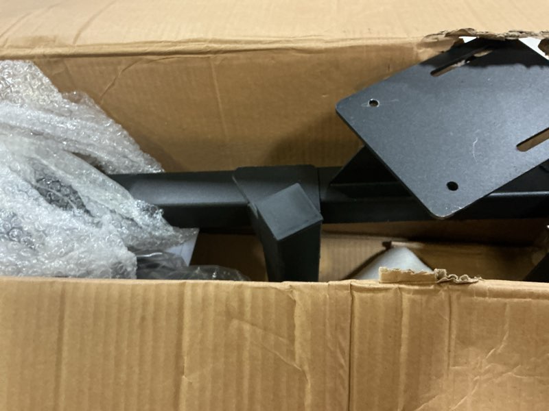 Condition photo showing As Is for 4 step heavy duty boat trailer steps with safety handrail | side mount non slip boat steps, universal fit trailer tongue steps, easy installation