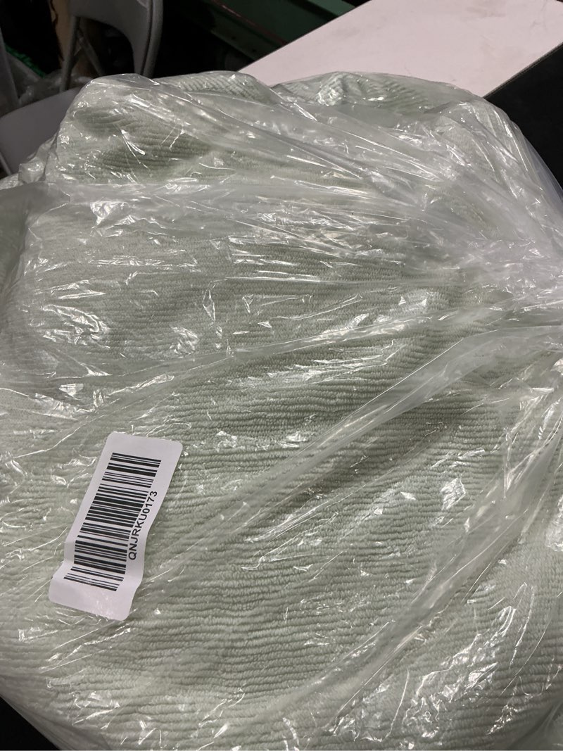 Condition photo showing Good Condition for (similar quince ribbed mist qty 2 each towel and hand towel) turkish ribbed ultra plush bath towel