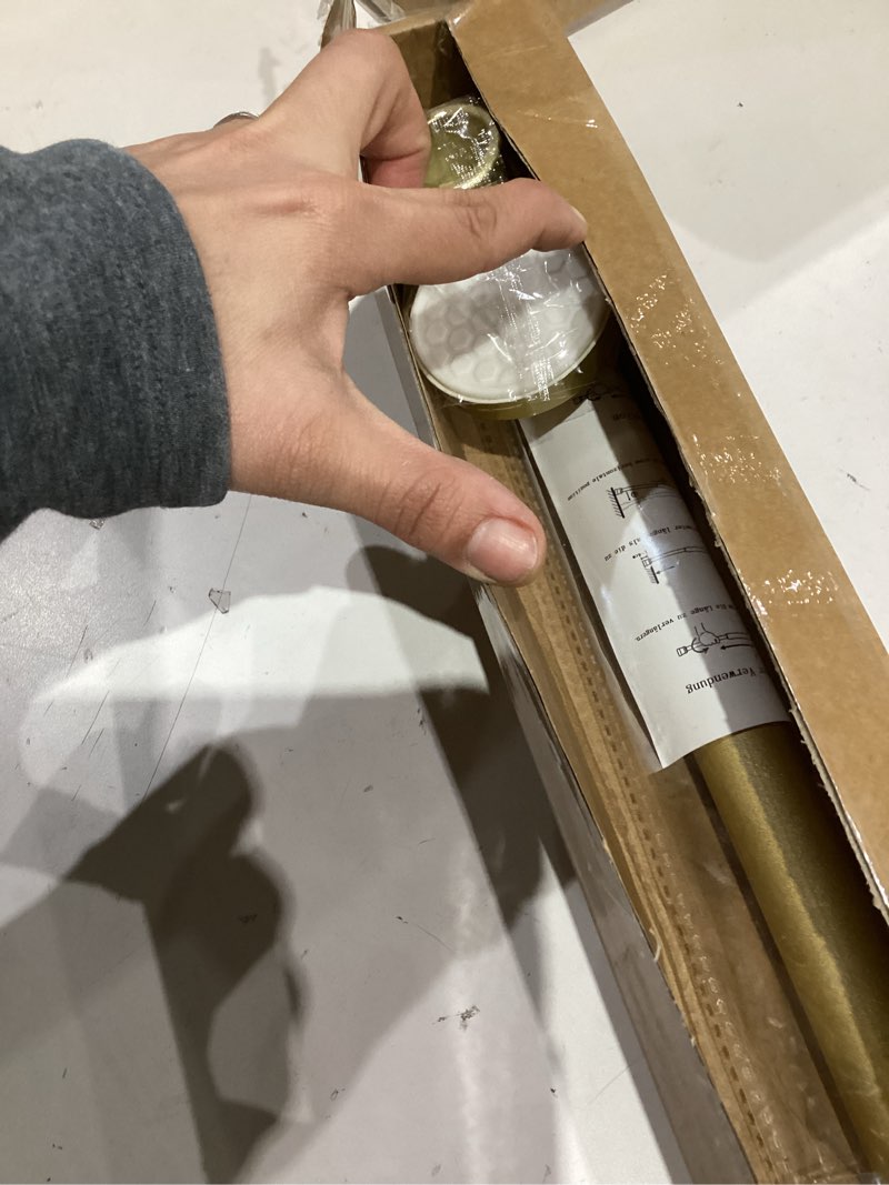 Condition photo showing Good Condition for AIZESI Small Tension Rod 18 To 27 Inch?1 - Inch Diameter Gold Tension Curtain Rod Small Tension Rod No Drilling, Anti - Slip, Anti - Rust Short Tension Rod Gold 18"-27"-1pcs