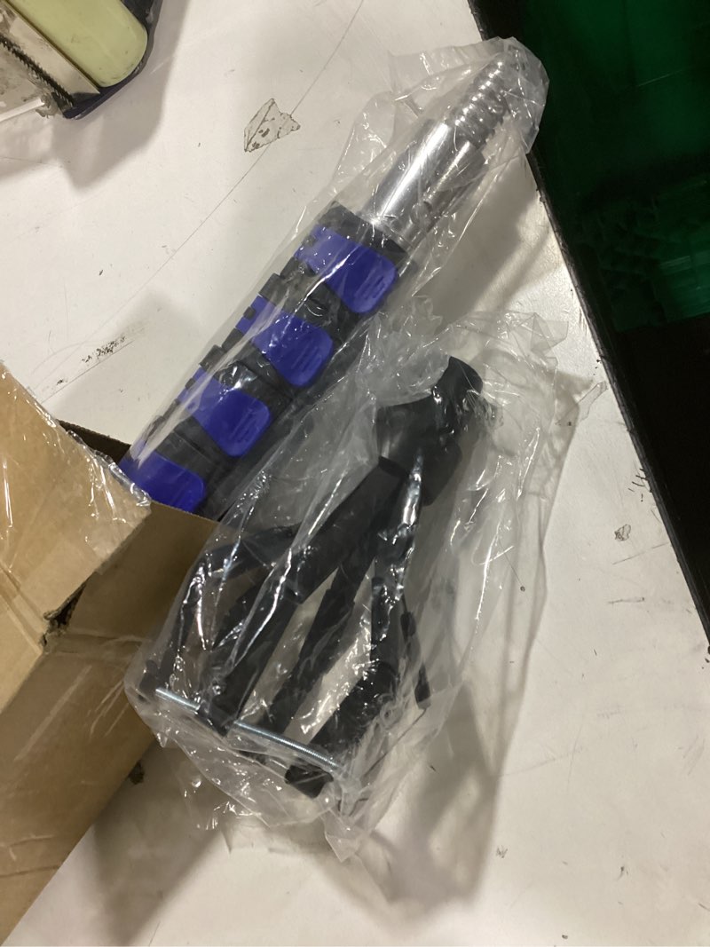 Condition photo showing Good Condition for 28FT Reach Light Bulb Changer for High Ceilings with Pole, 5-20FT Light Bulb Extension Pole Changer with Baskets and Suction Cup for High Ceilings and Recessed Lights, Blue