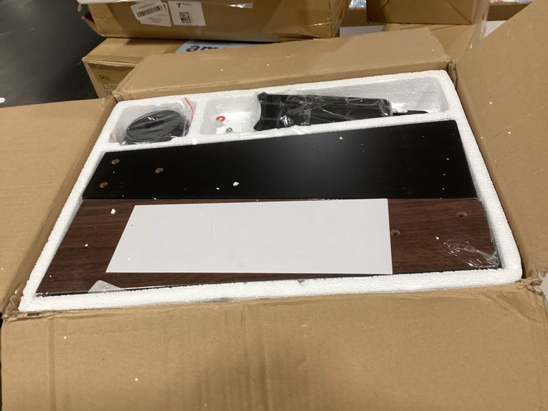 Condition photo showing New/Like New for fanbulous 2 pack farmhouse 42 inch ceiling fans with lights, black industrial caged ceiling fans for bedroom living room, double-sided 5 blades rustic ceiling fan 42 inch black 2