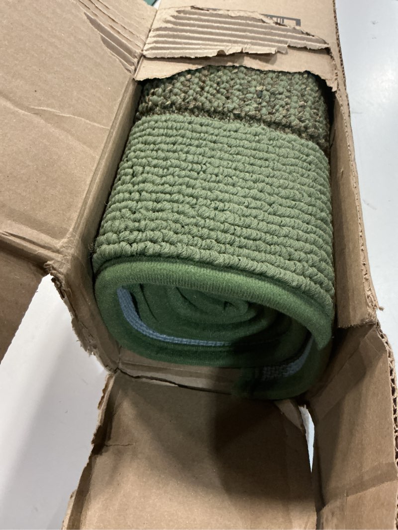 Condition photo showing Good Condition for BEQHAUSE Indoor Door Mat 36" x 60", Dirt Trapper Door Mats Non-Slip Entryway Rugs Washable, Resist Dirt Absorbent Welcome Mat, Low Profile Floor Mats for Front Back Door and Entryway, Green Green 36" x 60" (Rectangular)