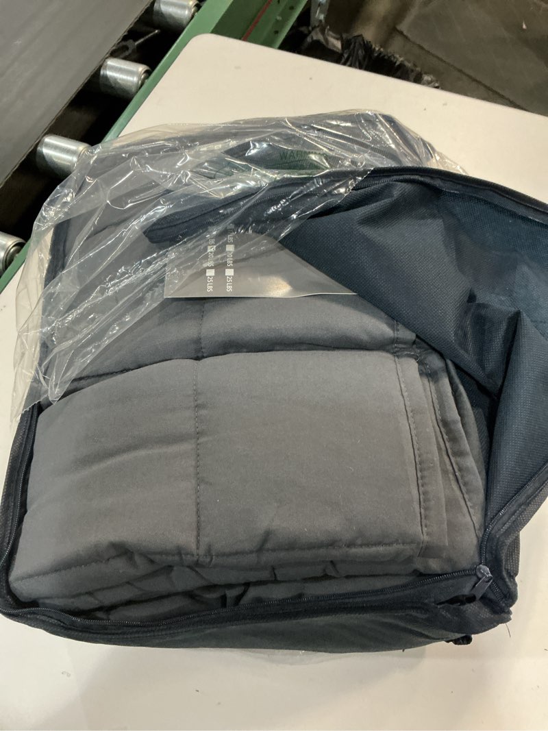 Condition photo showing item condition for yescool Weighted Blanket for Adults (20 lbs, 60” x 80”, Grey) Cooling Heavy Blanket for Sleeping Perfect for 190-210 lbs, Queen Size Breathable Blanket with Premium Glass Bead, Machine Washable Grey 60X80-20 lbs