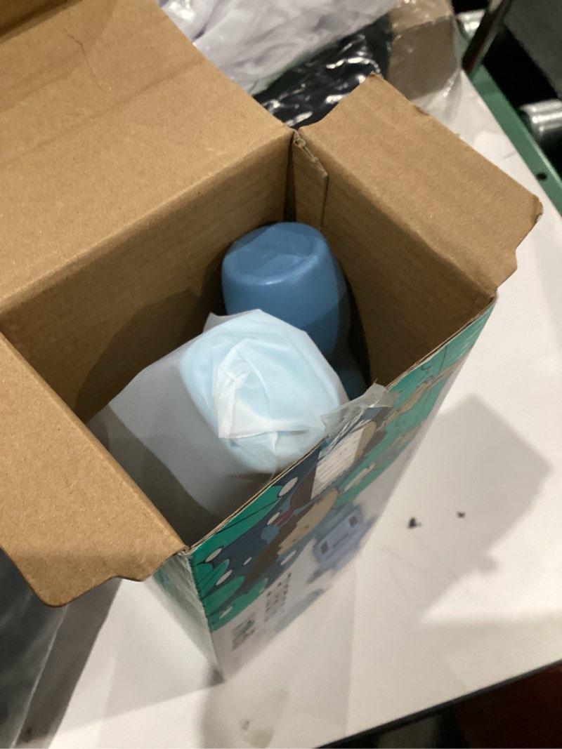 Condition photo showing As Is for Colorful Bubble Machine with Smoke for Kids 1pcs Blue