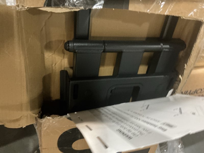 Condition photo showing As Is for monTEK Heavy Duty XXL Full Motion TV Wall Mount for 60-120 inch Extra Large TVs, Holds 265 lbs, Max VESA 900x600, 27.7" Extension, Swivel & Tilt, Preassembled, Fits 12–24" Studs, LED/LCD/OLED 4K/8K