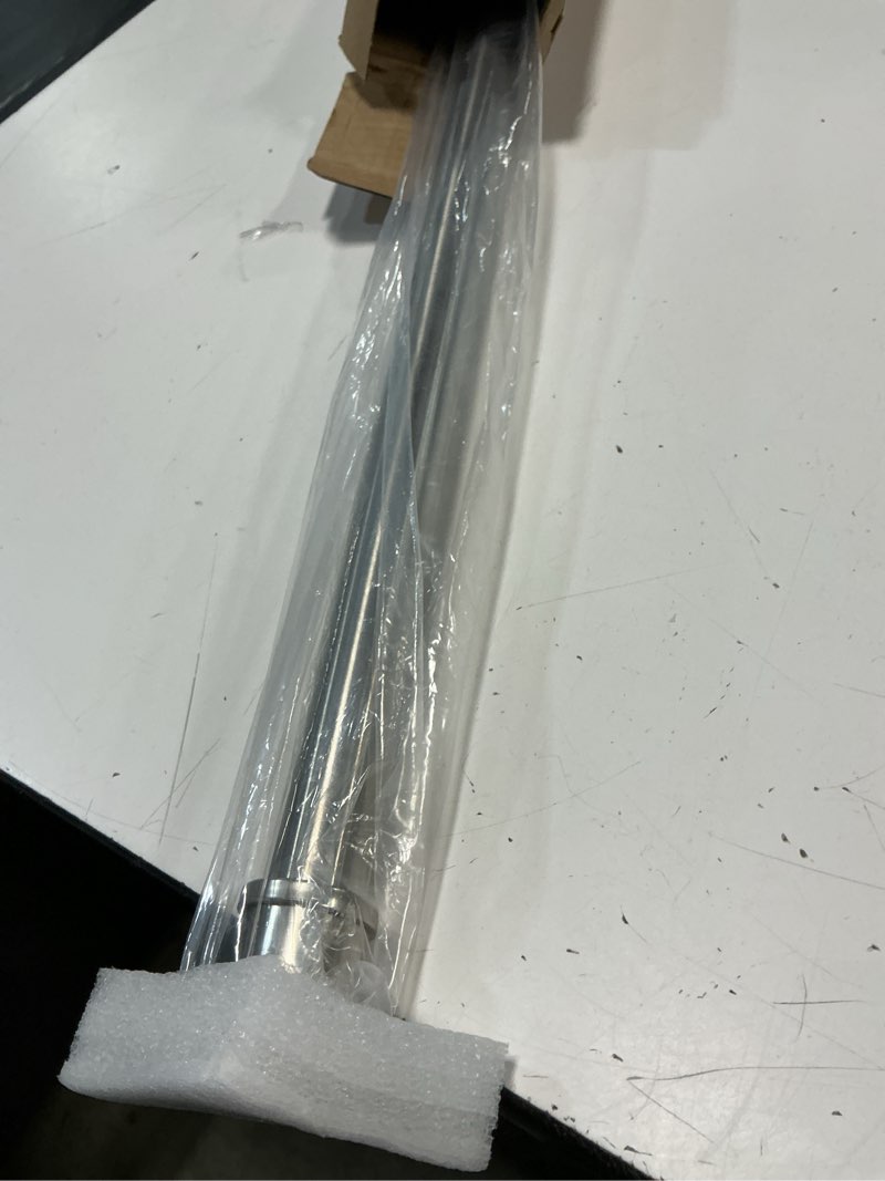Condition photo showing Good Condition for briofox industrial shower curtain rod - rustproof non-slip 43-72 inch 304 stainless steel tension curtain rod for window or bathroom, brushed nickel 43-72 inch brushed nickel