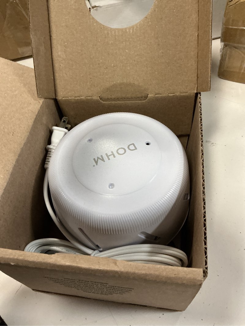 Condition photo showing Good Condition for yogasleep dohm uno white noise sound machine, real fan inside for non-looping white noise, sleep aid, office privacy & meditation for adults & baby, registry gift (white) white pack of 1