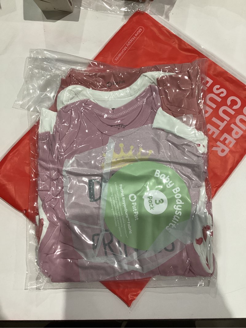 Condition photo showing New/Like New for PATPAT Baby Bodysuits Rayon Super Durable - Short Sleeve for Boys and Girls - Newborn Infant Unisex Gift Clothes - 3 Pack 0-3 Months Honey