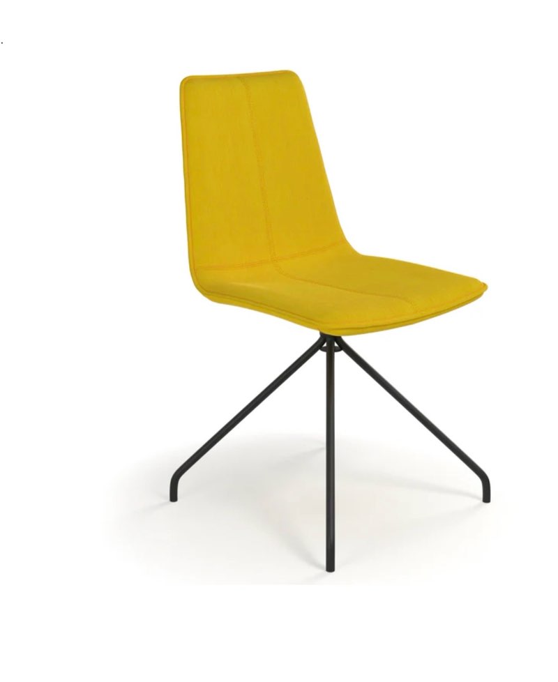 Arco Velvet Visitor Chair
