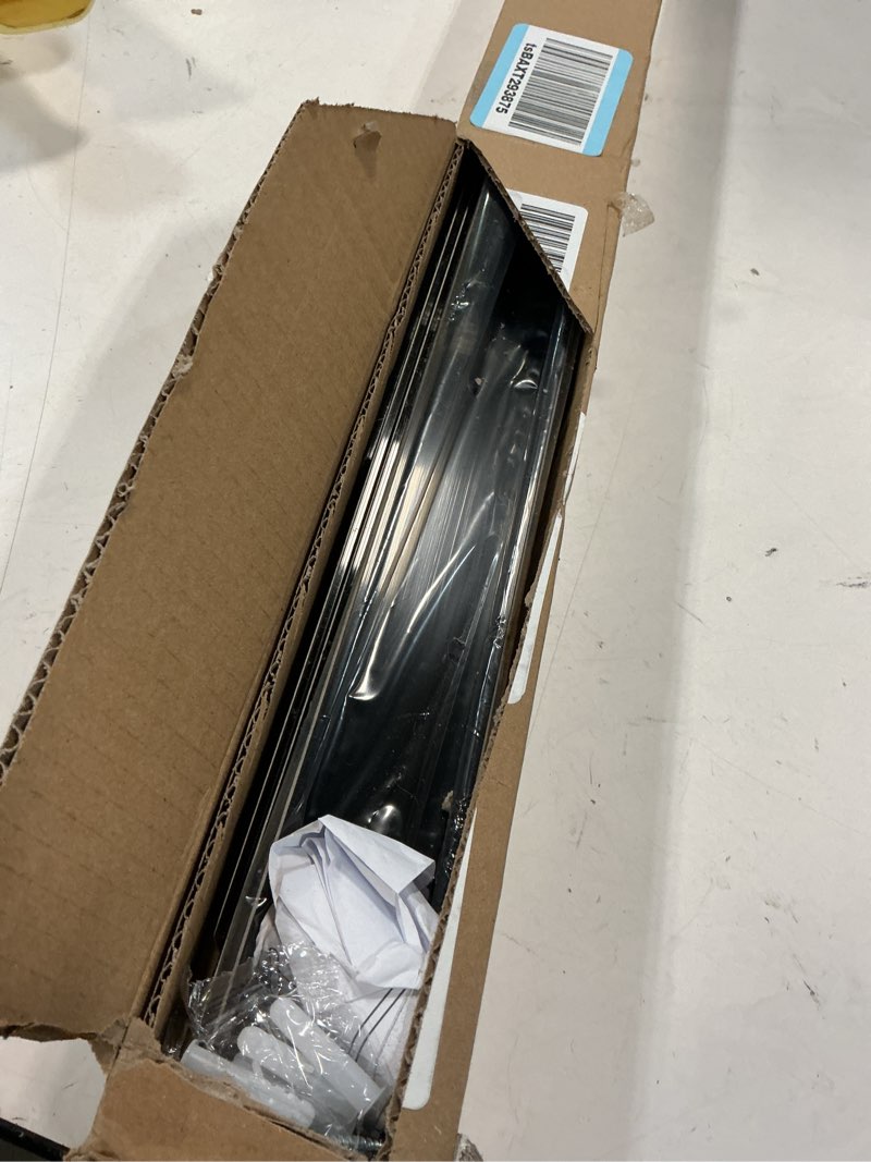 Condition photo showing Good Condition for Light Blocking Strips for Window Shades and Blinds, 100% Blackout PVC Side Tracks Light Blocker for Blinds, Window Light Blocker for Bedroom(White, 58", 4PCS) White-4pcs 4PCS