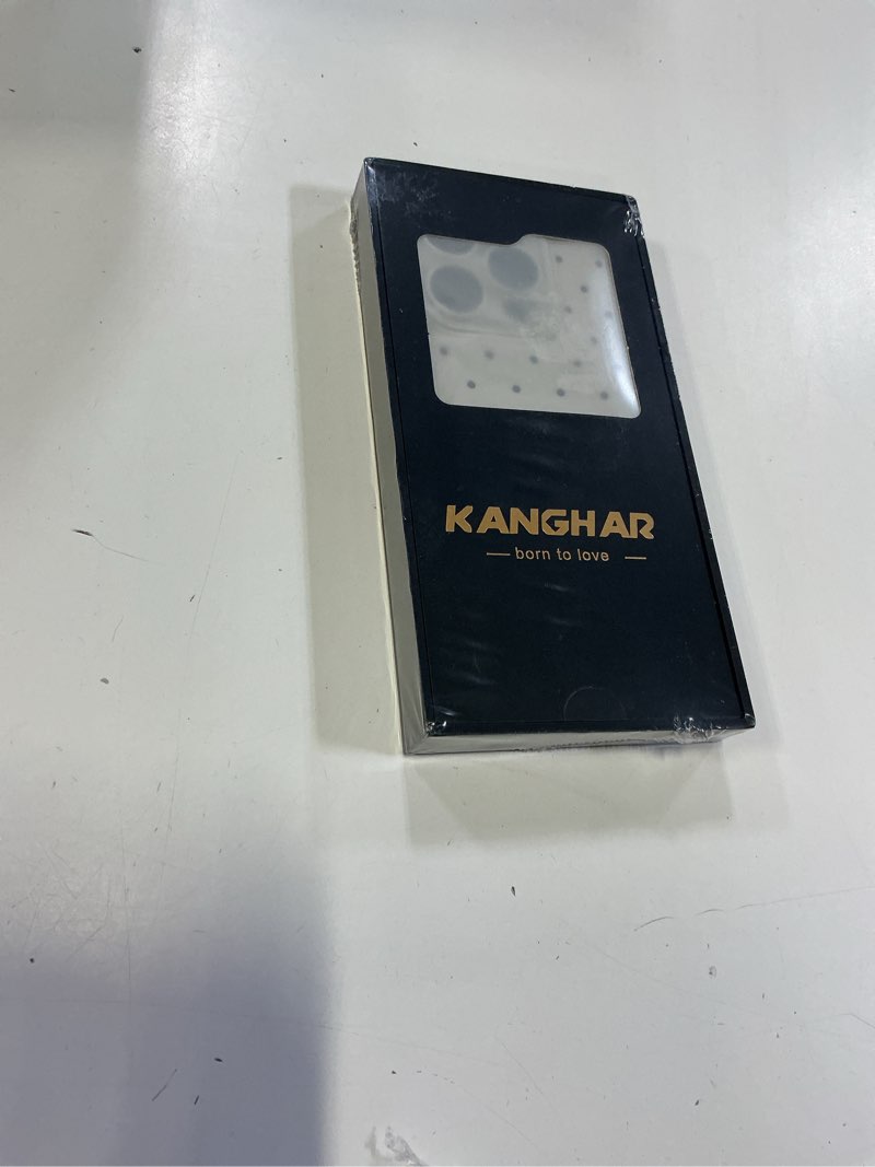Condition photo showing New/Like New for kanghar compatible with iphone 15 pro case, support for magsafe, silicone spot cute pattern, wristband kickstand camera protection soft slim cover for girls women -white iphone 15 pro white-spot