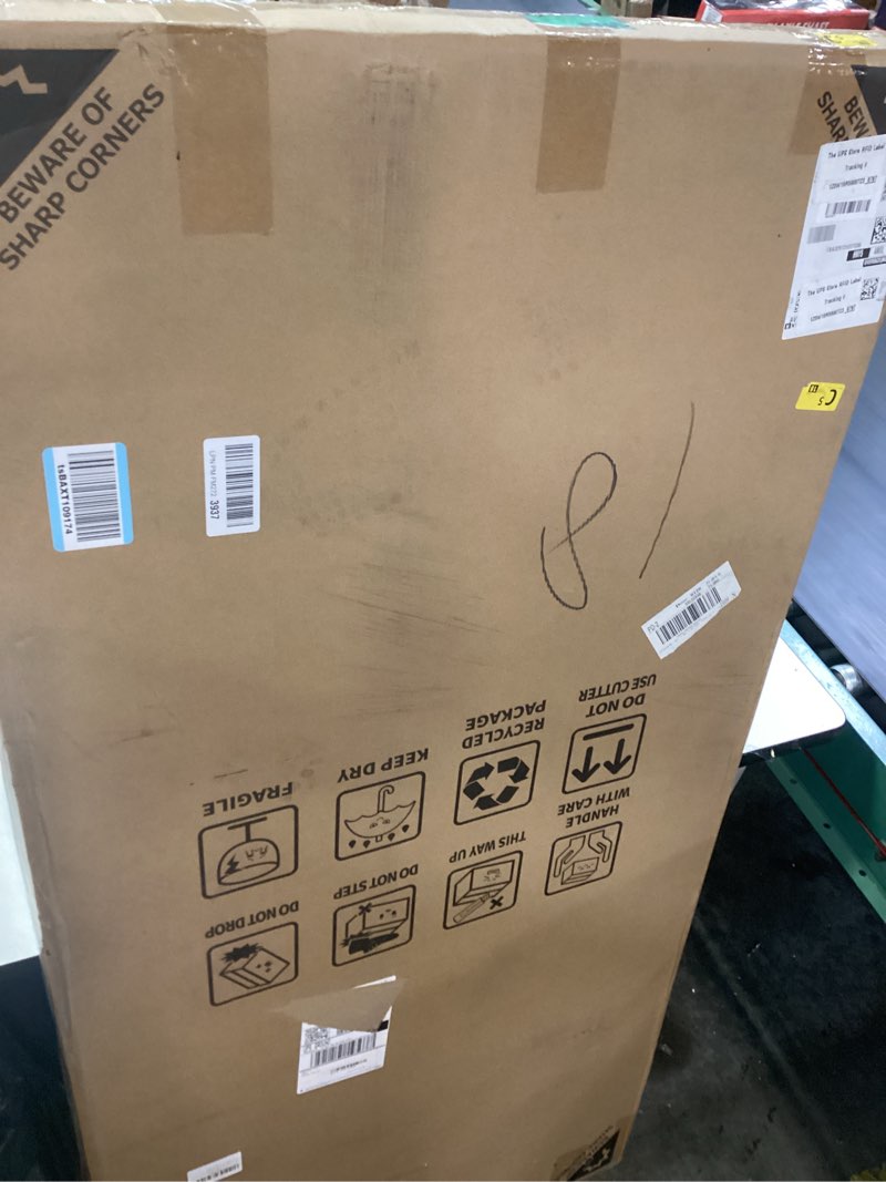 Condition photo showing New/Like New for lumizone extra tall cat gate 61.02" high pressure mounted extra wide 2025 new (17 sizes) 1.37" gap no drilling auto-close one-handed operation tall pet gate for dogs(white, 61.02" h x 29.92"-34.24" w) 61.02" h-white 29.92"-34.24" w