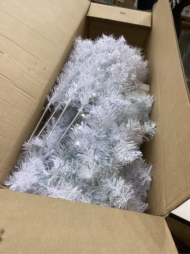 white christmas tree