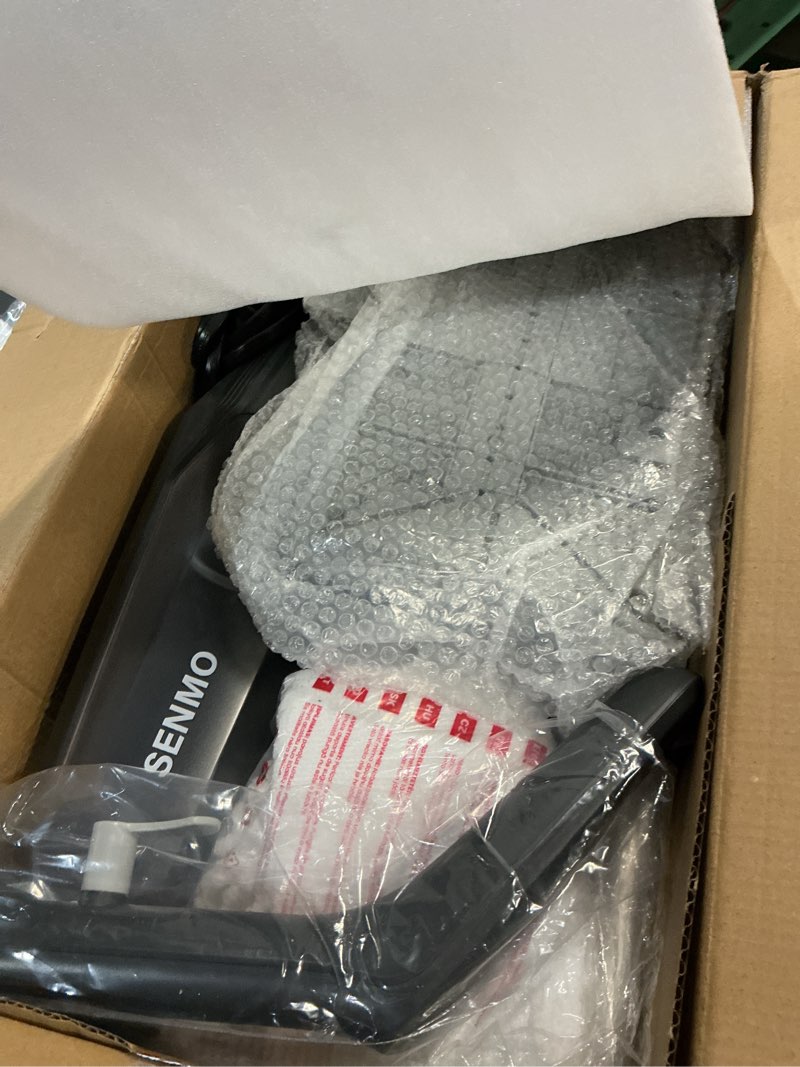 Condition photo showing New/Like New for senmo steam mop, 14-in-1 detachable steam cleaner for home and floor, 1300w 228°f deep cleaning multipurpose floor steamer with 14 attachments for hardwood floors, tile, grout, furniture, carpet, wall black