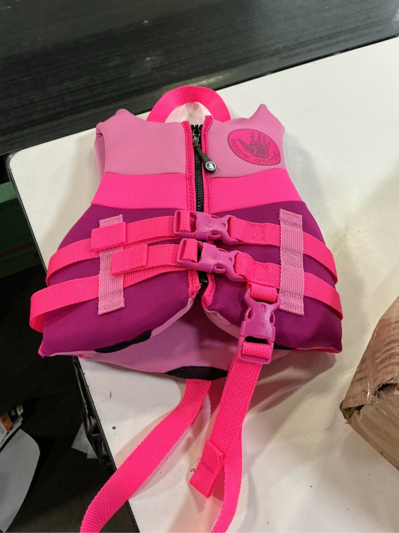 Condition photo showing Good Condition for body glove child's neoprene pfd life jacket and vest, girl, 33-55 lbs., pink