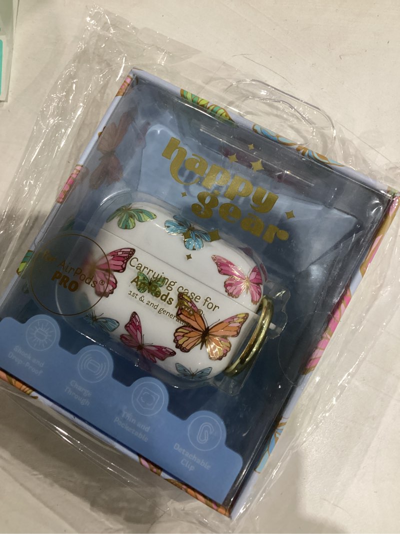 Happy Gear Silicone AirPods Pro Case Cover – Protective Shockproof & Dustproof AirPod Cover Case wit