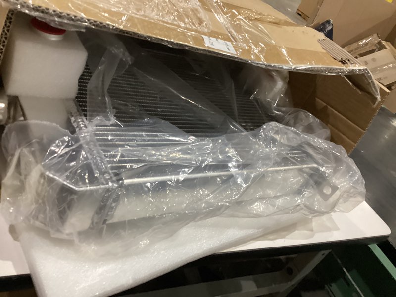 Condition photo showing As Is for 3 row aluminum radiator fit 1947-1954 48 chevy pickup trucks 3100 3600/3700 3800 1949 1950 1951 1952 1953 1954 chevy truck radiator