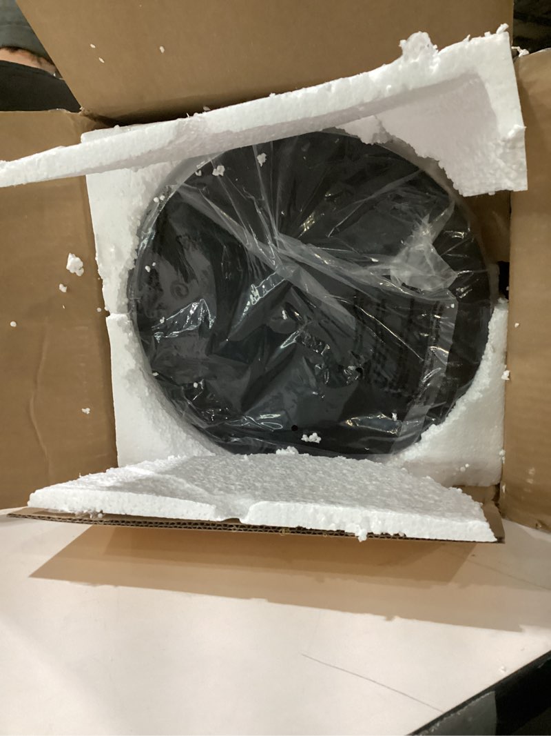 Condition photo showing New/Like New for Food Heat Lamp - 550W Portable Electric Food Warmer, 4 Bulbs Included - Stainless Steel Double-Head Food Warmers for Parties Buffet Catering, Food Service, Hotels, Restaurants, Cafeteria (Silver)