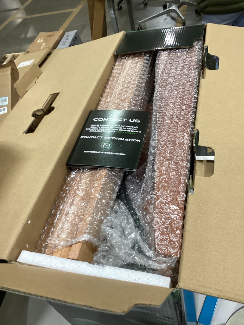 Condition photo showing Good Condition for Practice Putting Mat with Automatic Ball Return Track & Putting Mirror - Indoor Golf Practice Mat for Mini Games & Home/Office Use, Great Gift for Golf Lovers