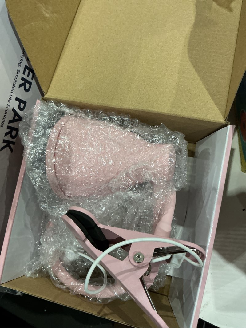 Condition photo showing Good Condition for bohon cute desk lamp with clamp clip on light, 5 color 10 brightness, pink | flexible gooseneck pink lamp 10w 38 led auto off timer kawaii accessories desk lights for office home bed bedside reading