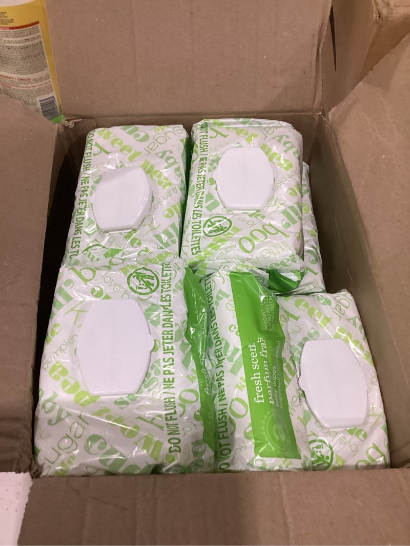 Condition photo showing As Is for amazon elements baby wipes