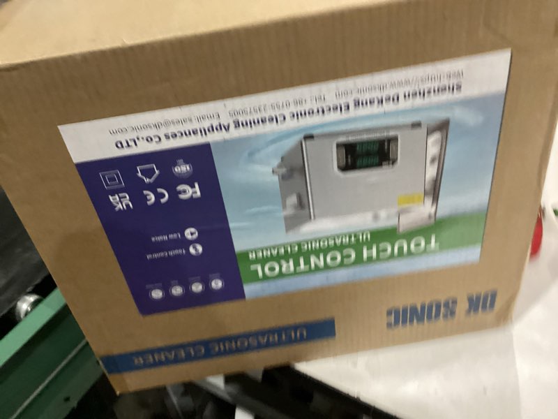Condition photo showing New/Like New for DK SONIC Touch Ultrasonic Cleaner with Heater,Digital Timer and Basket Multiple Cleaning Mode for Lab Tools, Metal Parts, Carburetor, Fuel Injector, Brass, Auto Parts, Engine Parts, etc (10L, 110V)