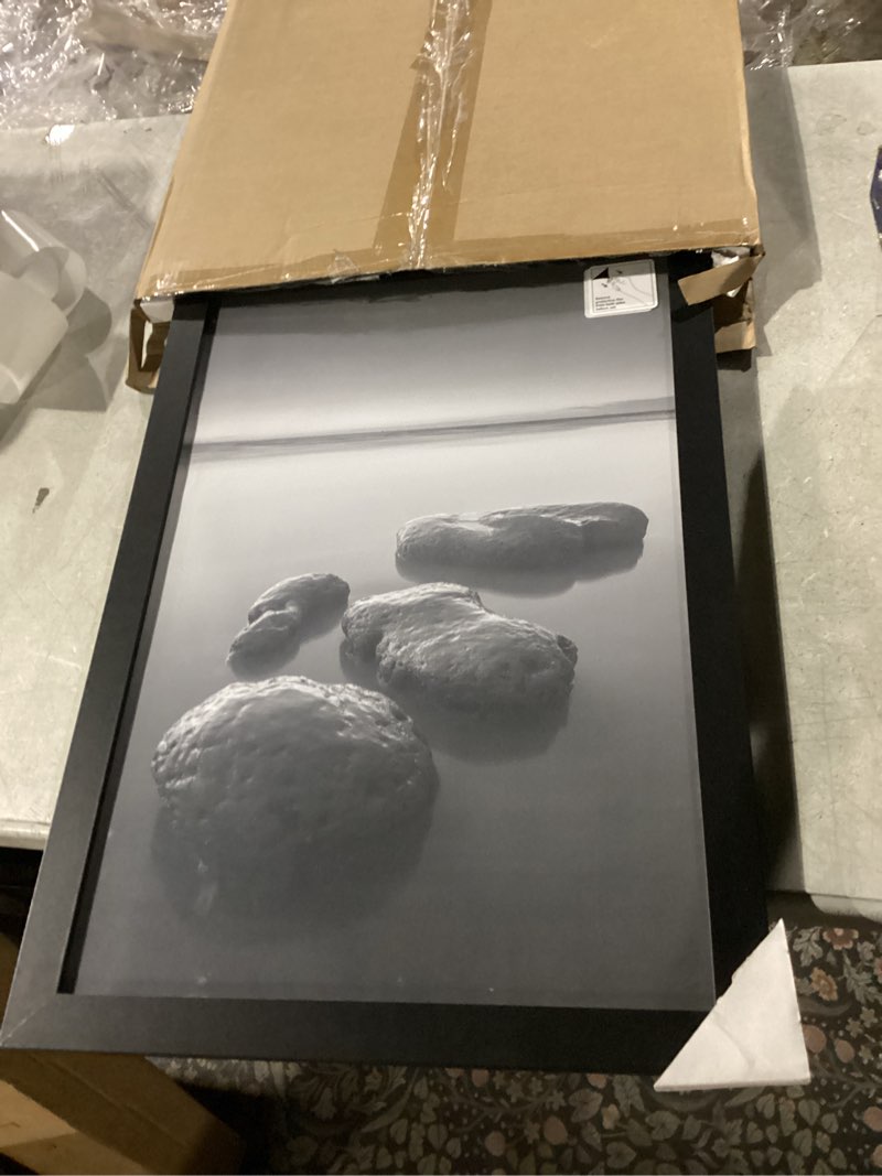 Condition photo showing Good Condition for Americanflat 15x22 Picture Frame with Polished Plexiglass - Black Picture Frame - Wide Photo Frames Made of Engineered Wood for Vertical or Horizontal Wall Display - Epic Collection - Black Black 15x22