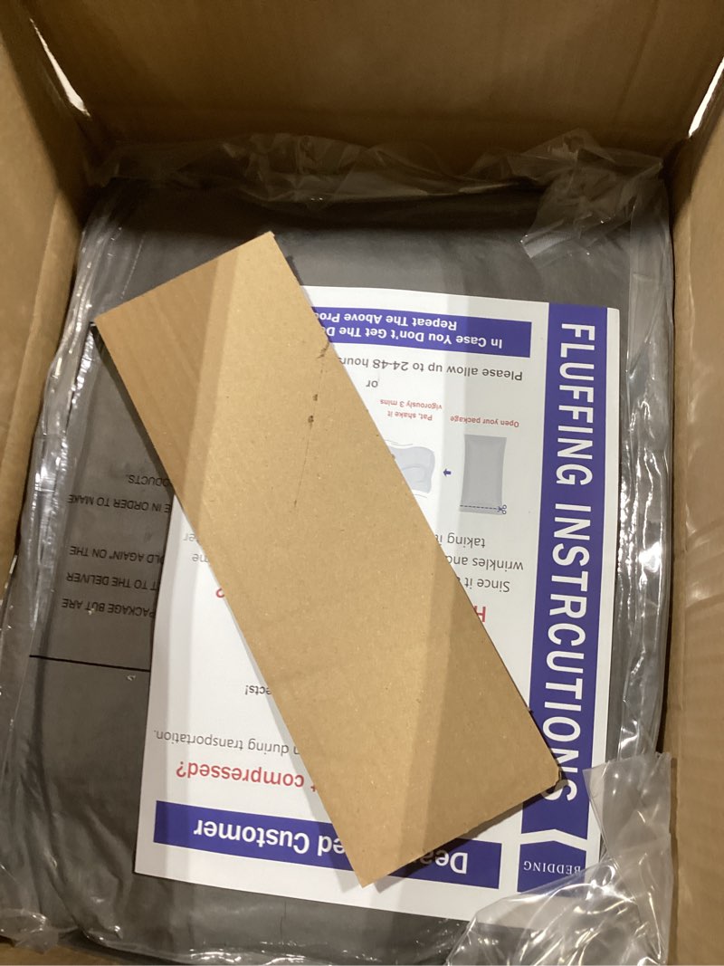 Condition photo showing New/Like New for CHOKIT Queen Mattress Topper, Extra Thick Pillow Top Mattress Pad for Back Pain Relief, Cooling Bed Topper Mattress Cover with 8-21 Inch Deep Pocket Grey Queen