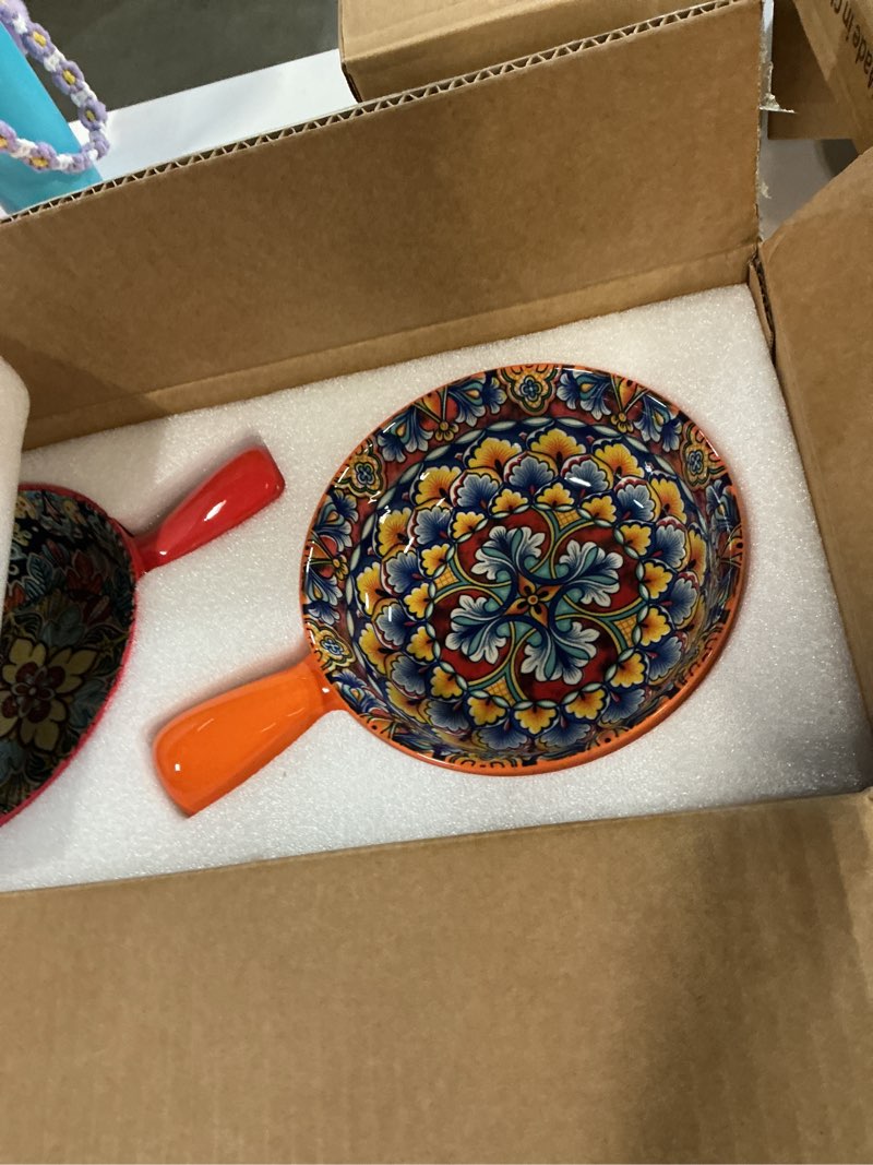 Condition photo showing New/Like New for Simi Soup Bowls With Handles Set Of 4