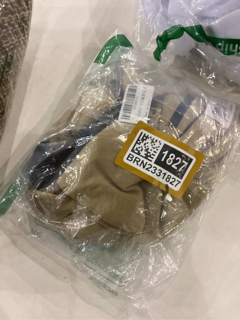 NEIKU Men's Pants Athletic Open Bottom Running Pants Mesh Mens Sweatpants Zipper Pockets Khaki/Black