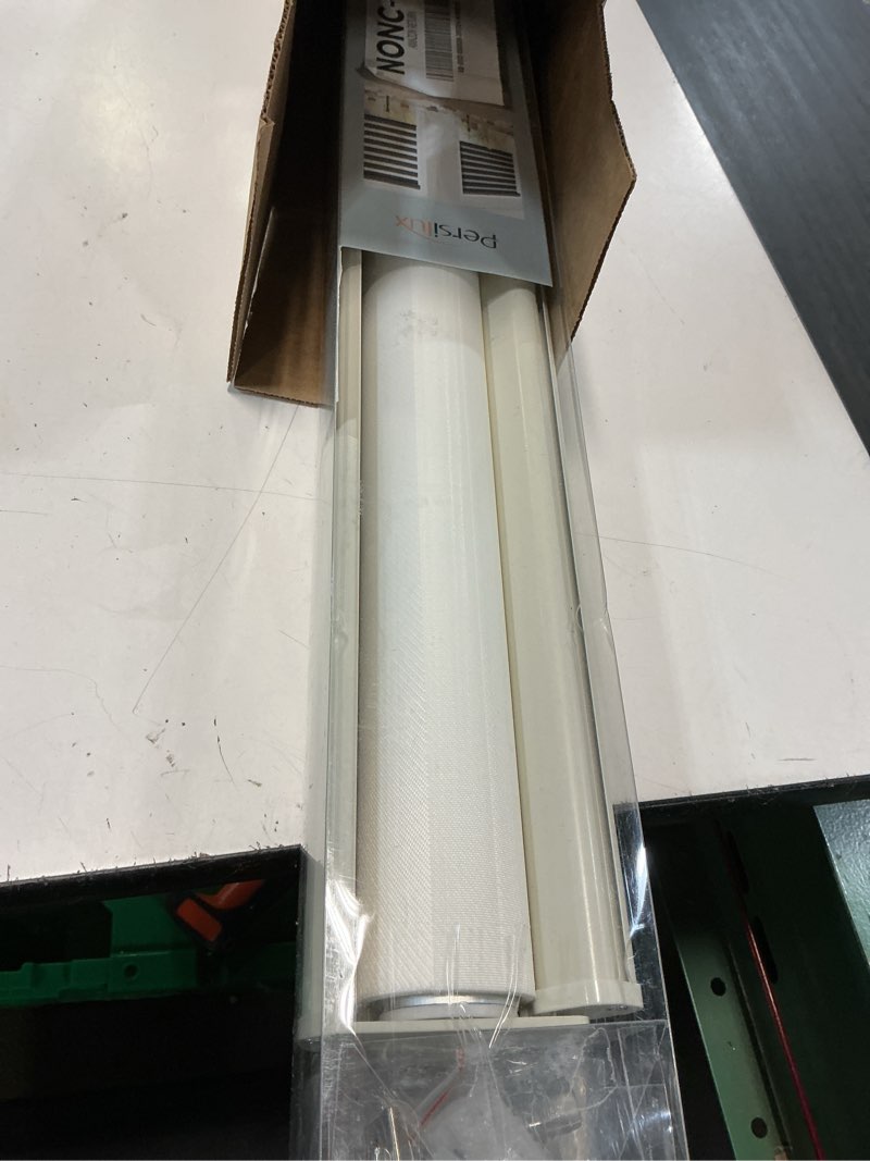 Condition photo showing Good Condition for persilux cordless zebra blinds for windows free-stop roller windows shades (24" w x 72" h, cream) dual layer light control for day and night, light filtering sheer shades for home, bedroom, 24"w x 72"h cream