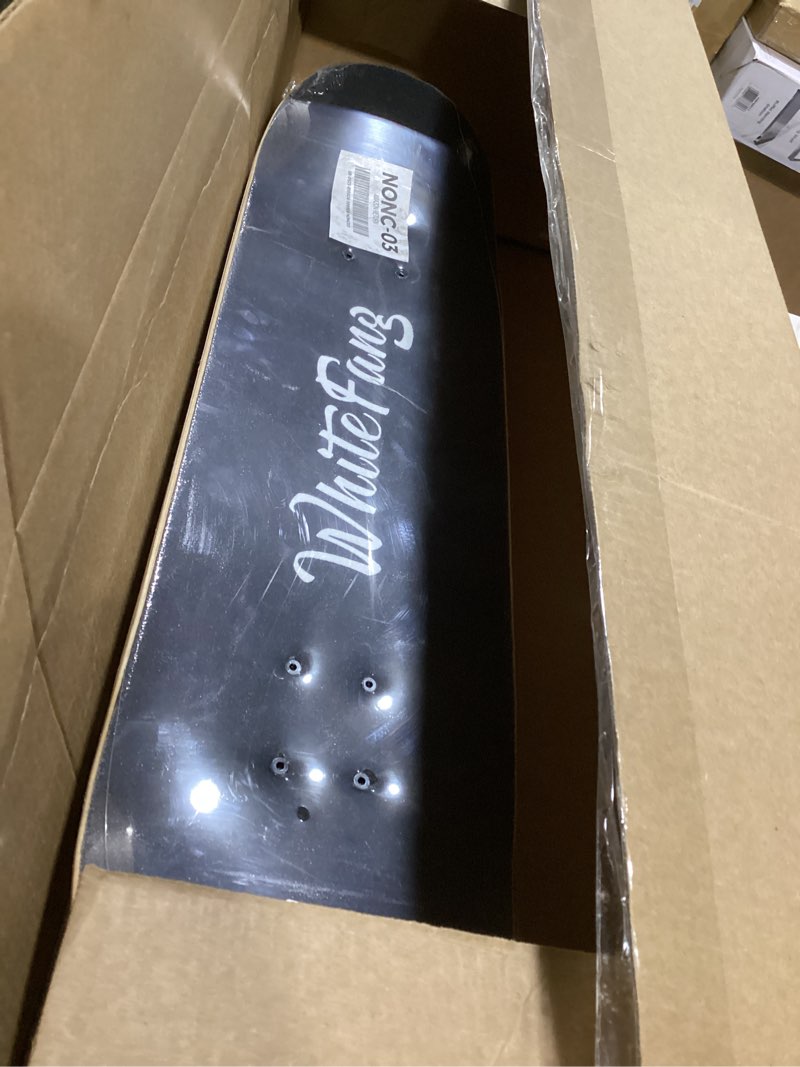 Condition photo showing Good Condition for WhiteFang Skateboards for Beginners, Complete Skateboard 31 x 7.88, 7 Layer Canadian Maple Double Kick Concave Standard and Tricks Skateboards for Kids and Beginners Check