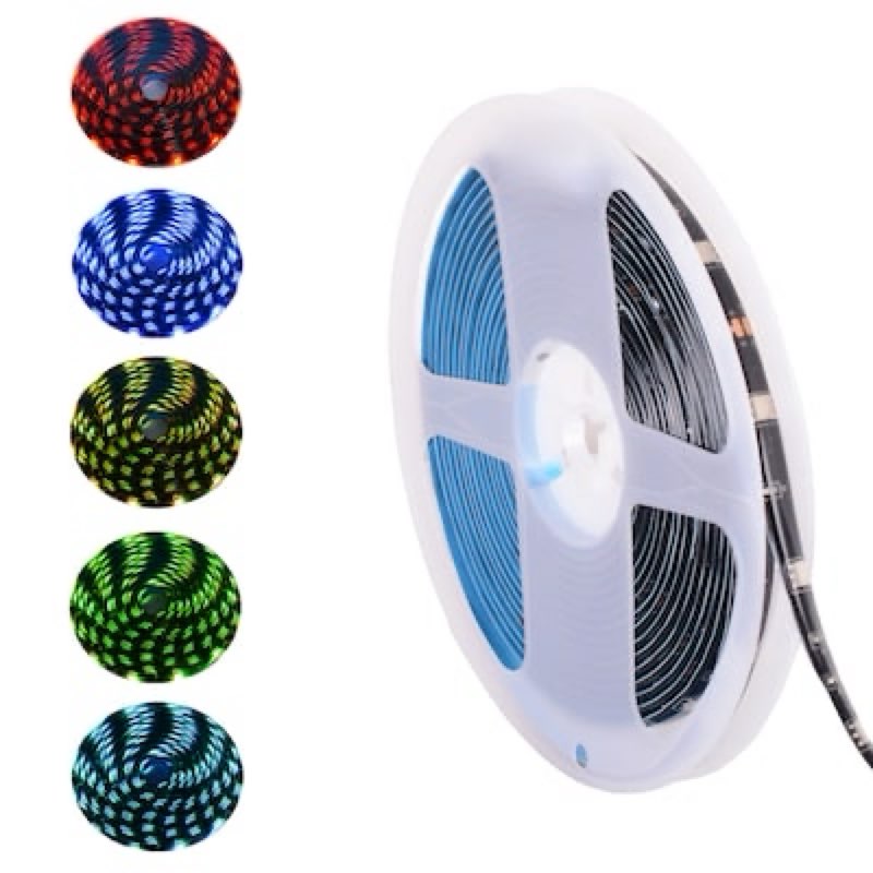 utilitech indoor 16.4-ft led multicolor strip light