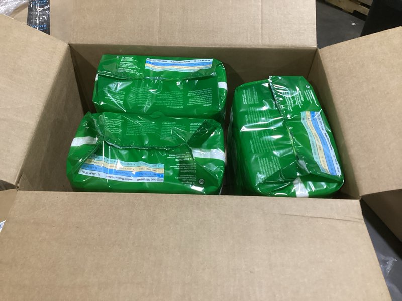 Condition photo showing As Is for FitRight Adult Diapers, Extra+ Heavy Absorbency, M (Waist Size 32in-44in), 60Count, OptiFit Incontinence Briefs for Men and Women, Disposable, Moisture-Wicking, Leak Protection, 60 Count Medium