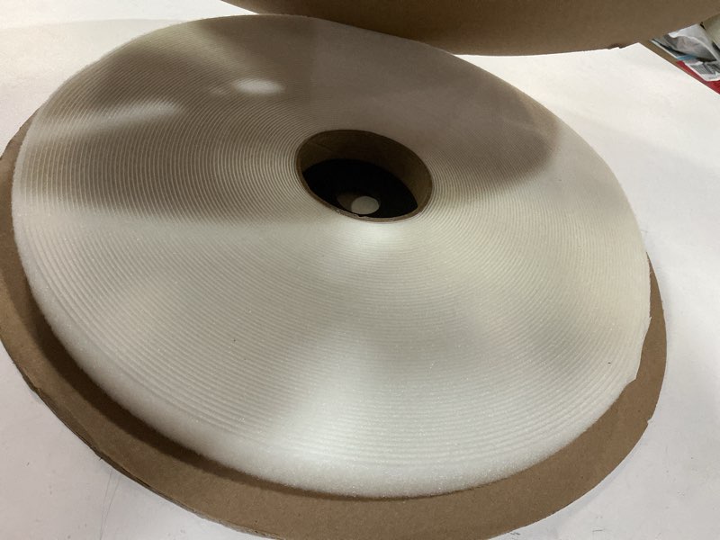 Condition photo showing New/Like New for 3M Flame Resistant Loop Fastener SJ3418FR, White, 1 in x 50 yd, 0.12 in Engaged Thickness, 12 per case