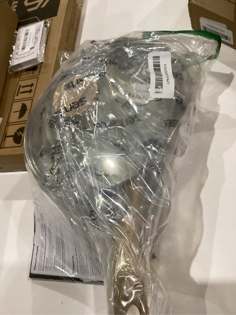 Condition photo showing Good Condition for SENSARTE White Ceramic Nonstick Saucepan with Lid 2.0 Quarts, Small Cooking Pot with Stay Cool Handle, Induction Compatible Saucepot, White Granite Coating, Free of Intentionally Added PTFE/PFOA/PFAS White Ceramic 2.0 Quarts